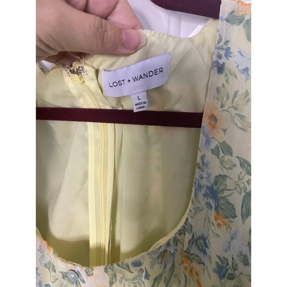 Lost + Wander Mountain Bloom Maxi Dress Size Large - Picture 7 of 10